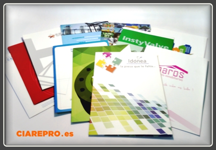 carpetas comerciales portadocumentos